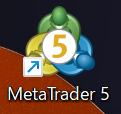 デスクトップに作成されたMetaTrader 5（MT5）のショートカットアイコンのスクリーンショット